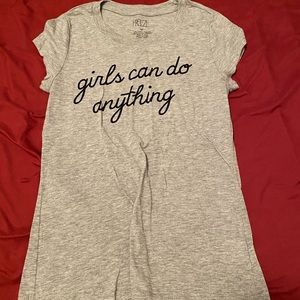 Girls can do anything shirt
